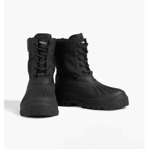 AXEL ARIGATO Cryo canvas and rubber boots Black W 7.5 NIB